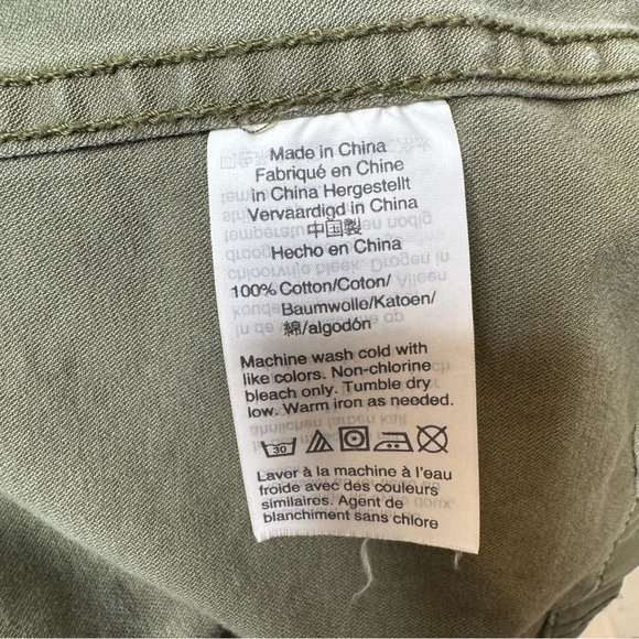 Madewell Green Utility Jacket with Adjustable Waist Size Small - Medium - Picture 15 of 15